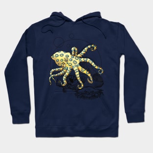 Greater Blue Ringed Octopus Doodle Hoodie